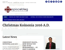 Tablet Screenshot of episcoblog.holycatholicanglican.org